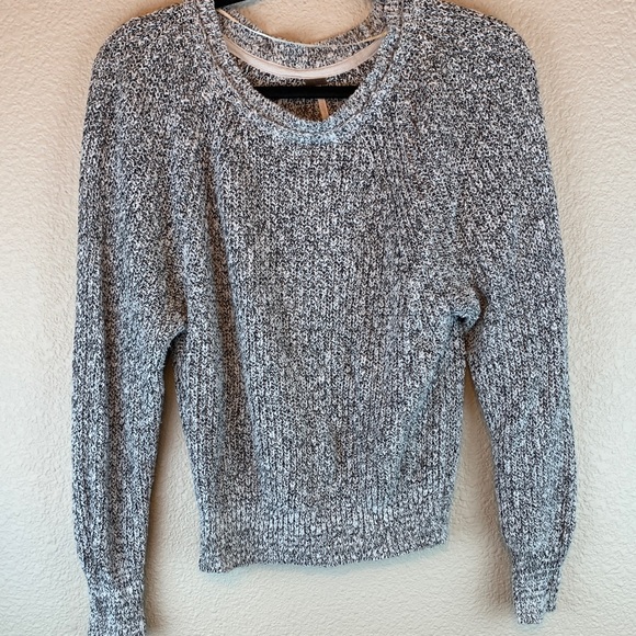 Free People womens crewneck sweater sz s/p casual preppy school fall winter - Picture 1 of 7